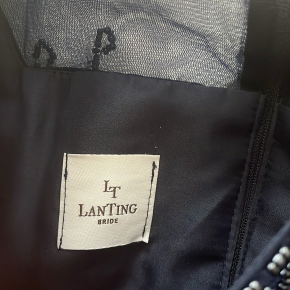 Lan Ting Bride Navy Blue Dress - Picture 7 of 8